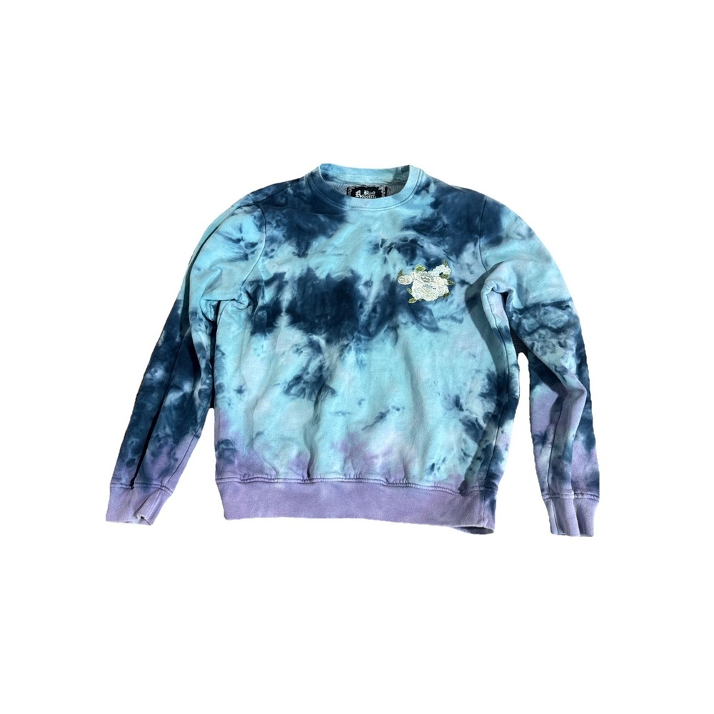 Blind Rooster Size Medium Tie Dyed Embroidered Sweatshirt